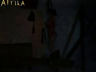 Alexa Aka Christina Aka Darla Marques With Big Black Dog In Basement