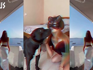 Köpek Kadın Porno